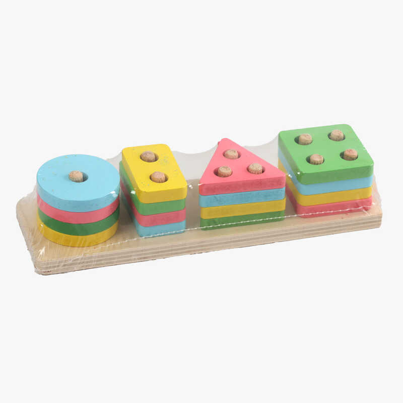 Дерев'яний геометричний сортер C 74163 (90) в плівці