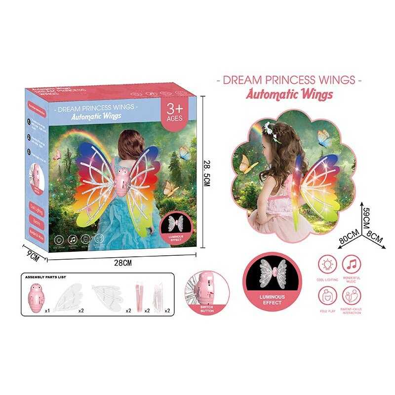 Крила 3688 M5 (36/2) звук, підсвічування, рухаються, ремінці, в коробці