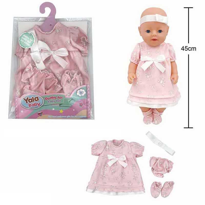 Одяг для пупса BLC 242 B (120) на пупса висотою 40-45 см, в пакеті