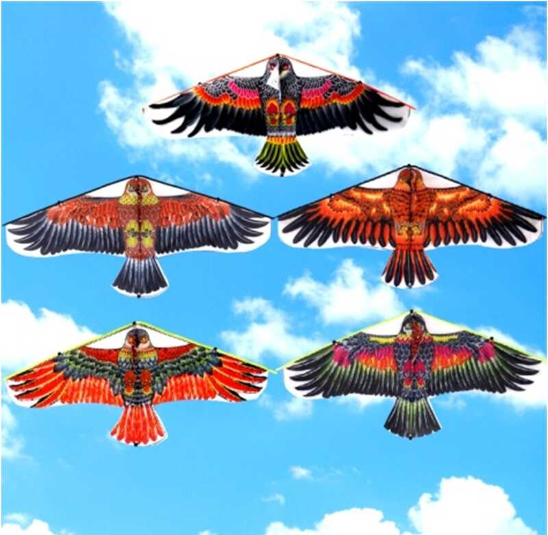 Повітряний змій C 52198 (600) "Птаха", 5 видів, 100х46 см