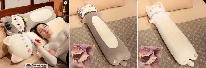 М`яка іграшка M 16943 (20) “Котик”, висота 1.1 м, 2 види