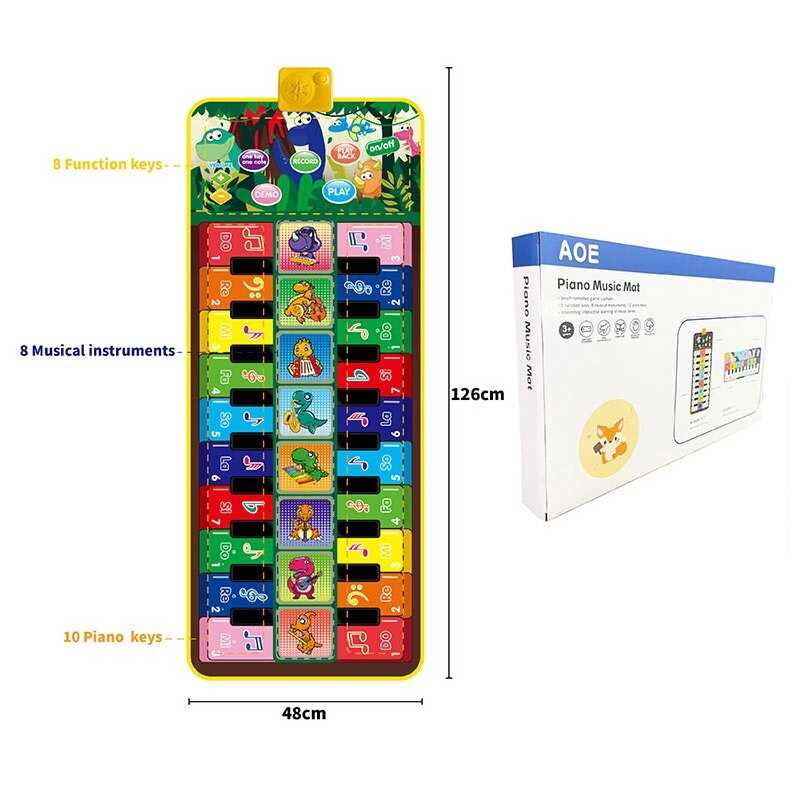Килимок музичний 638-13 (24/2) в коробці