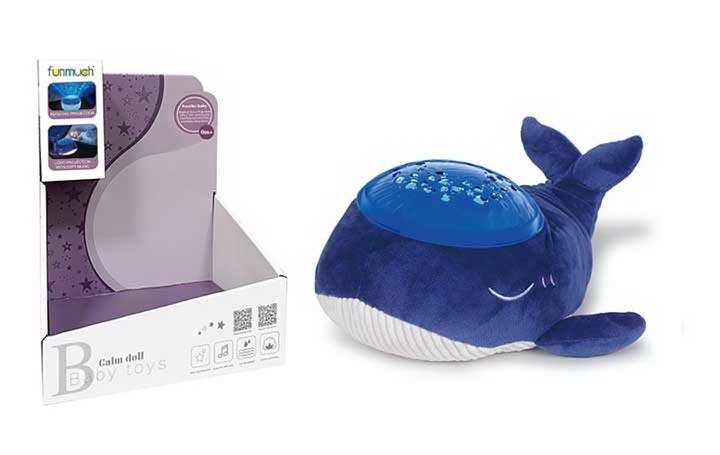 Нічник FM 666-53 (24) проєктор, мелодії, звуки природи, регульована гучність, в коробці