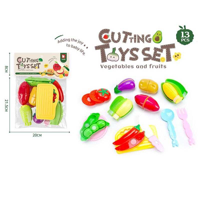 Продукти на липучці 2208 A7 (120/2) дошка, ніж, тарілка, ложка, вилка, в пакеті