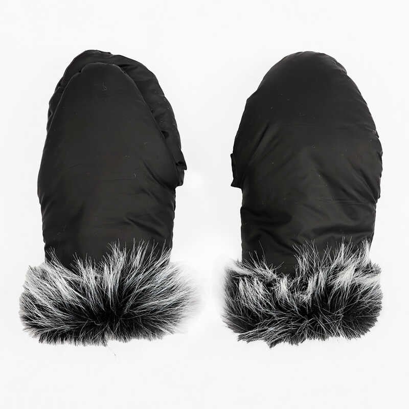 гр Рукавиці з хутром 209889 (1) цвет чорний, в пакеті