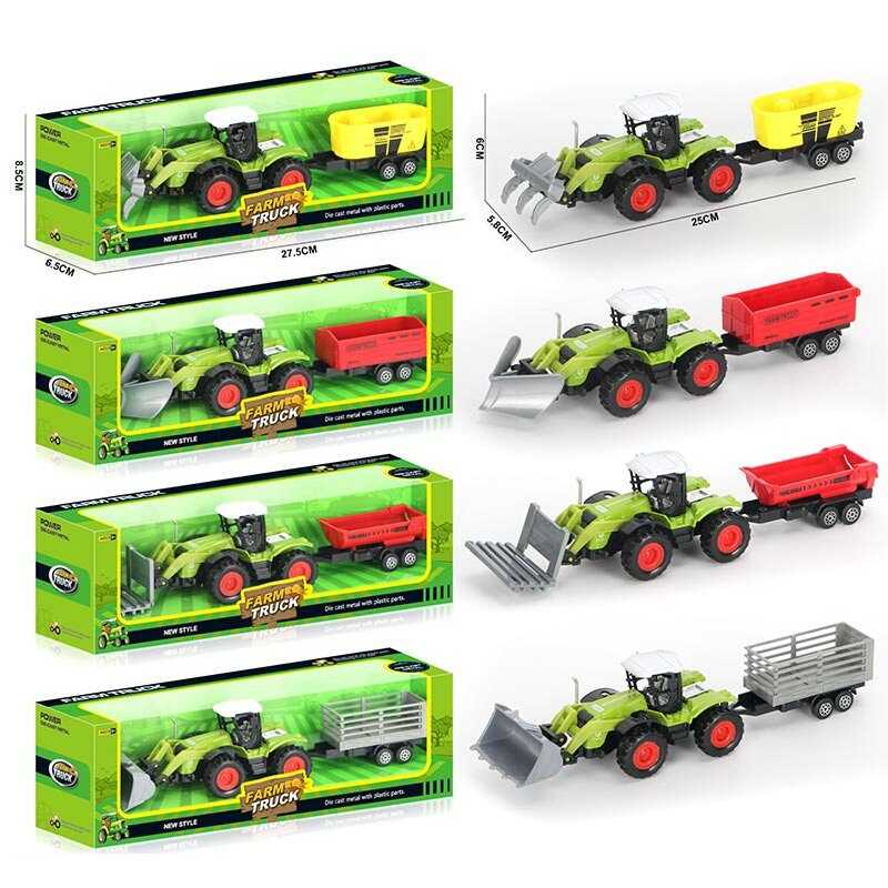 Трактор 955-231 (144/2) 4 види, в коробці, ВИДАЄТЬСЯ МІКС