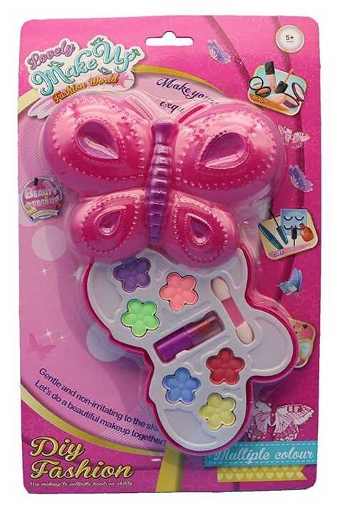 Косметика 557 M-15 (120/2)  тіні для повік, помада, аплікатор, на листі