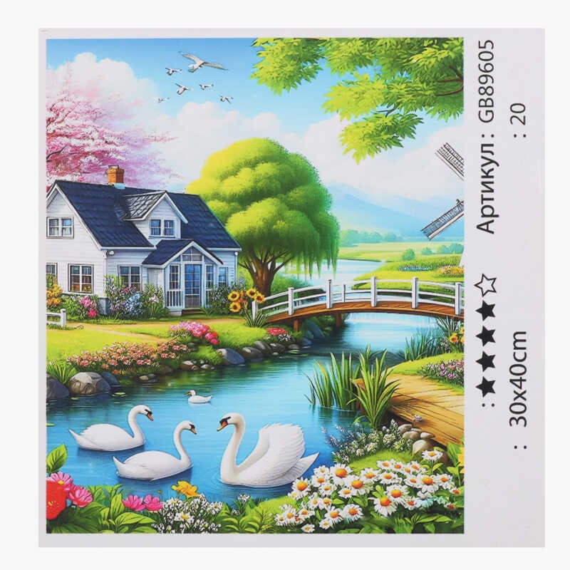 Алмазна мозаїка 89605 (30) "TK Group", 30х40 см, в коробці