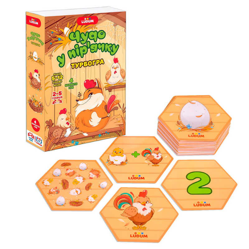 гр Гра настільна "Чудо у пір'ячку" LG2045-57 (13) "Ludum"