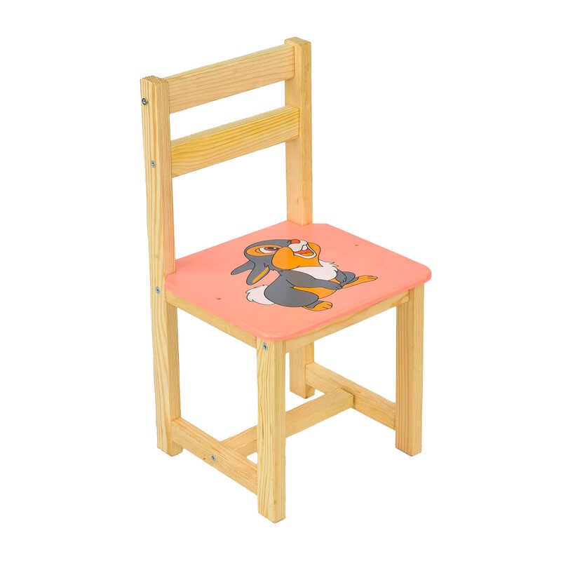 гр Стілець "Зайчик" 4031 (1) колір рожевий, "Мася"