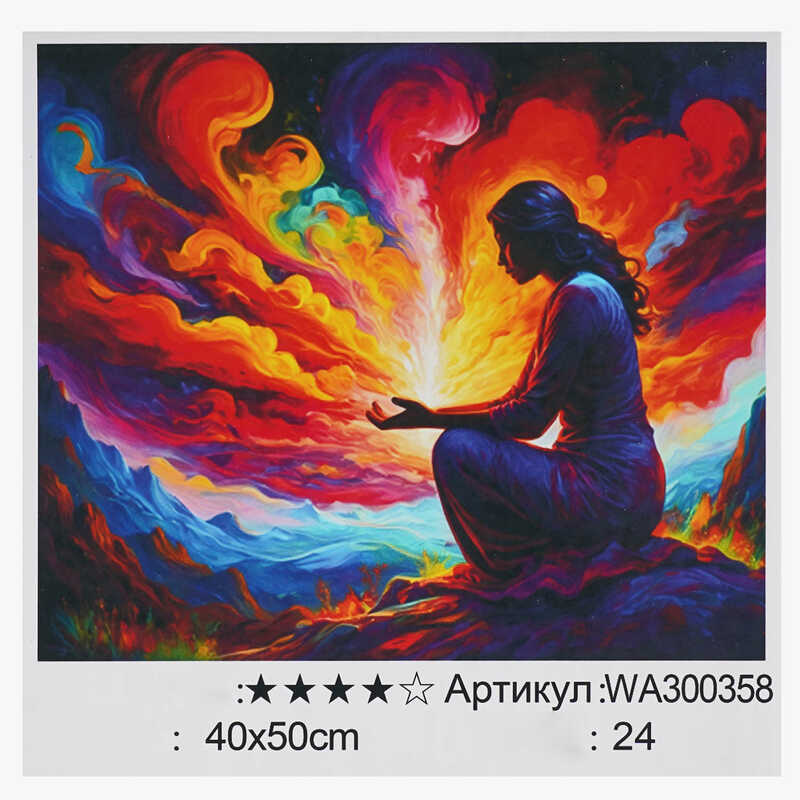 Картина за номерами WA 300358 (30) "WToys", 40х50 см, в коробці