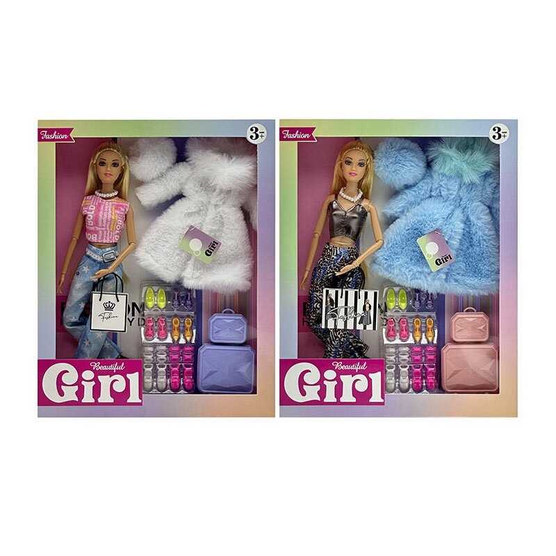 Лялька  XD 120-4 (72/2) 2 види, висота 30 см, шарнірні суглоби, аксесуари, в коробці, ВИДАЄТЬСЯ МІКС ВИДІВ