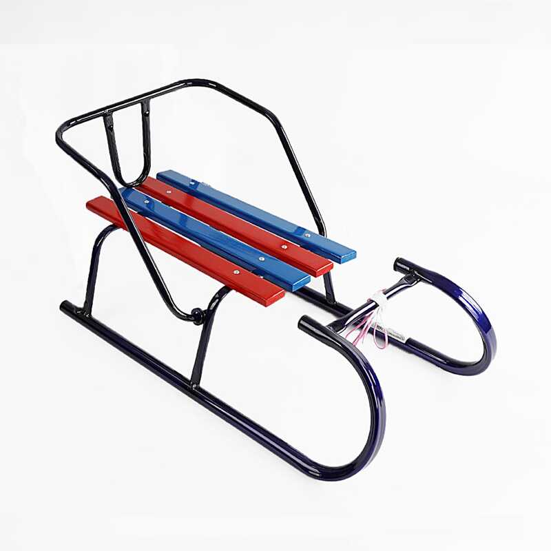 гр Сани БЕЗ РУЧКИ "Сніговий баранчик" 59019 колір - синій (1)