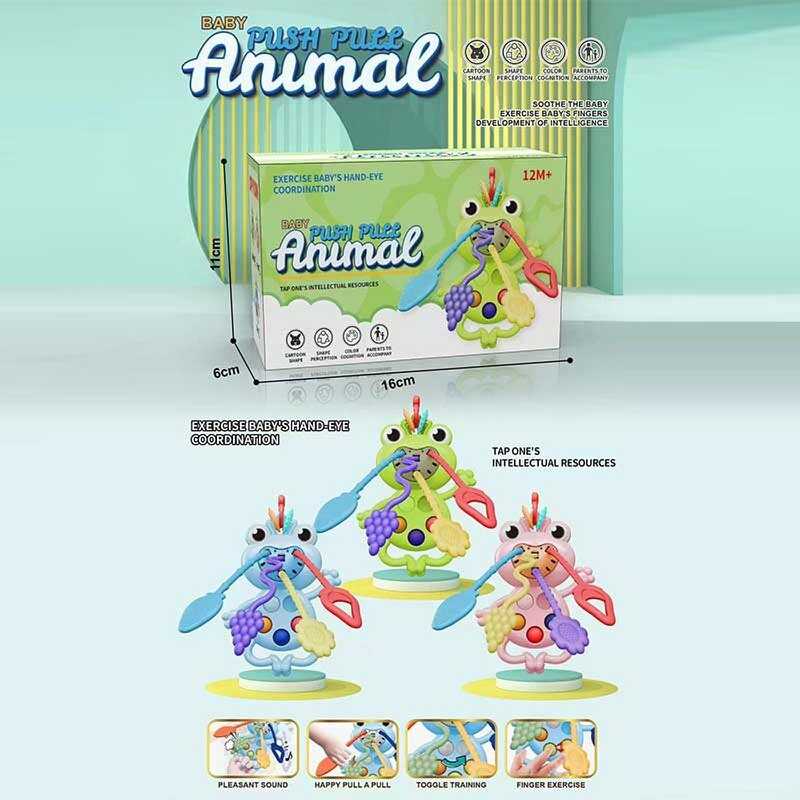 Брязкальце 2100 A (96) 3 кольори, прорізувач, пальчикові ігри, силіконові шнурочки, ВИДАЄТЬСЯ ТІЛЬКИ МІКС ВИДІВ, в коробці