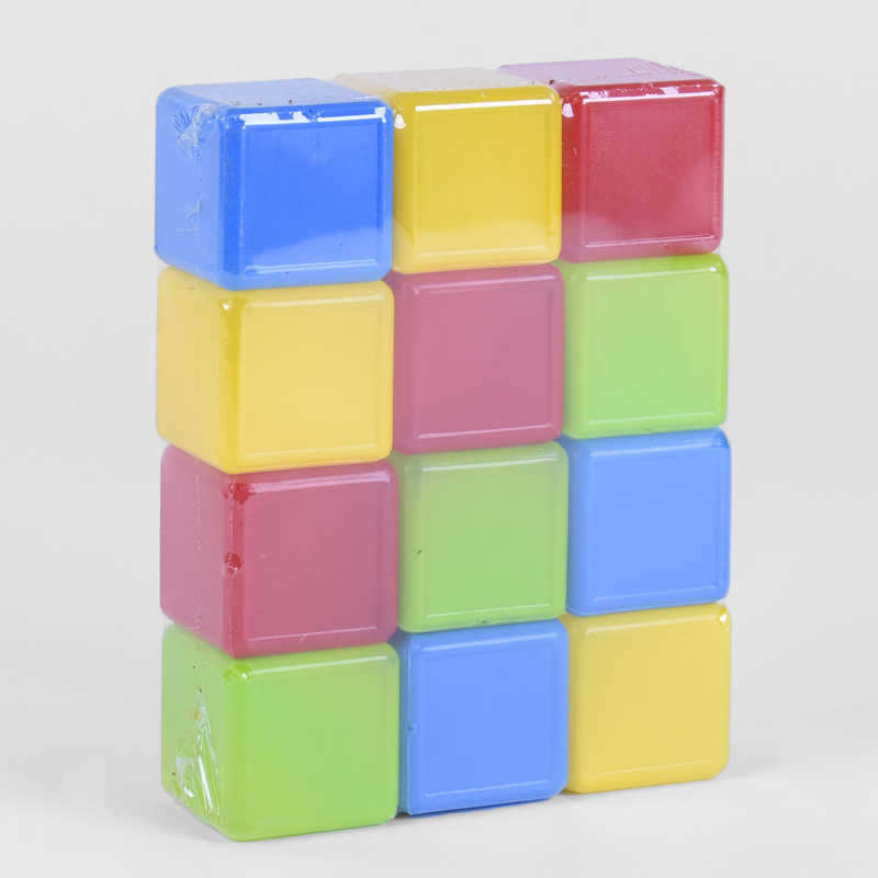 гр Кубики кольорові 12 шт. (24) 05062 "M Toys"