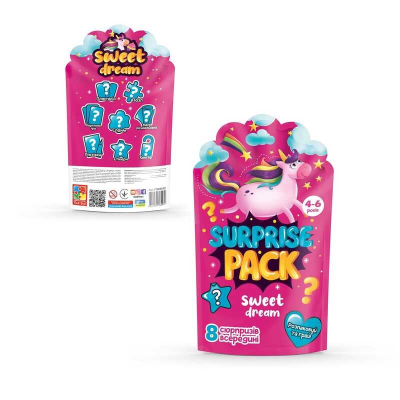 гр Набір сюрпризів "Surprise pack. Sweet dreams" VT 8080-02 (10) "Vladi Toys"