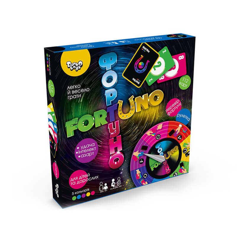 гр Розвиваюча настільна гра "Фортуна" ВЕЛИКА (укр) UF-02-01U (10) Danko Toys