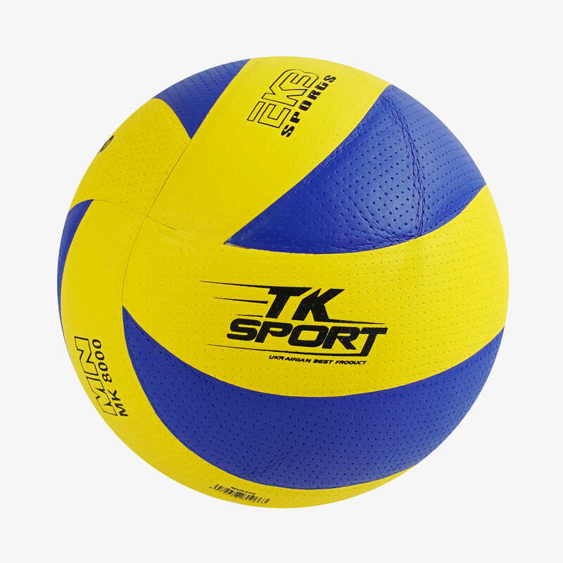 М'яч Волейбольний С 40111 (60) "TK Sport", матеріал PU, клеєний, 230 грамів, гумовий балон