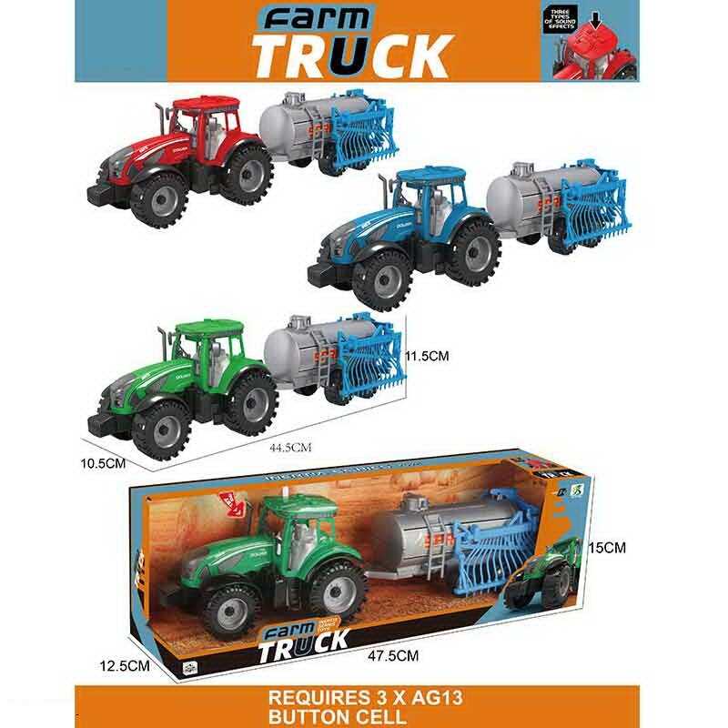 Трактор 0488-313 C (36/2) 3 види, в коробці ВИДАЄТЬСЯ МІКС ВИДІВ