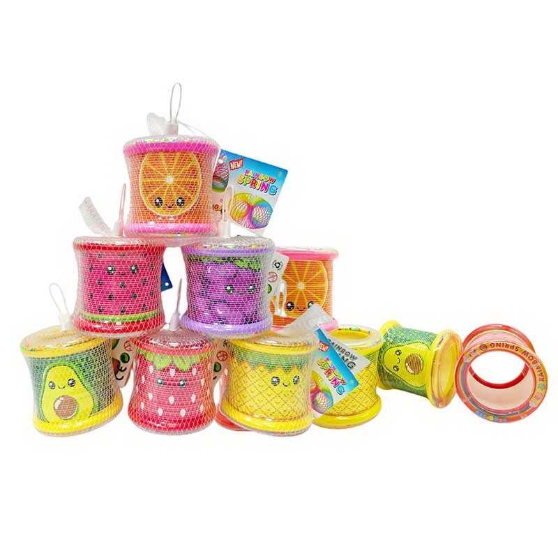 Пружинка A 24 H 48 (288/2) кольорові кульки, D=9 см, в сітці, ВИДАЄТЬСЯ ТІЛЬКИ МІКС ВИДІВ