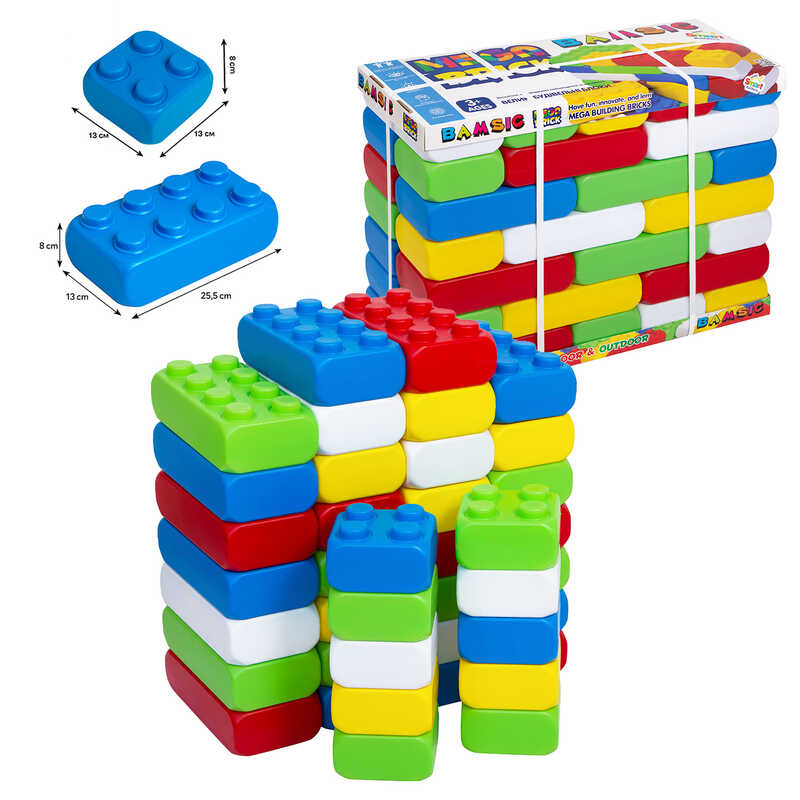 гр Конструктор "Mega Briсk Bamsic №4" 115/27 (1) "BAMSIC", 40 елементів, у пакеті