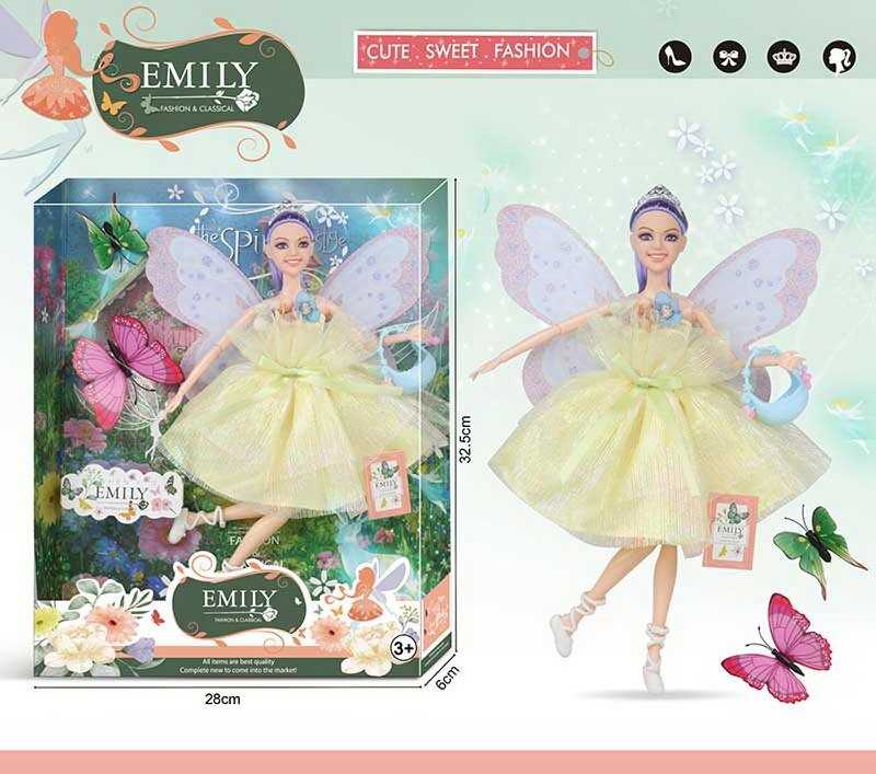 Лялька QJ 133 D (48/2) "Фея", висота 30 см, в коробці