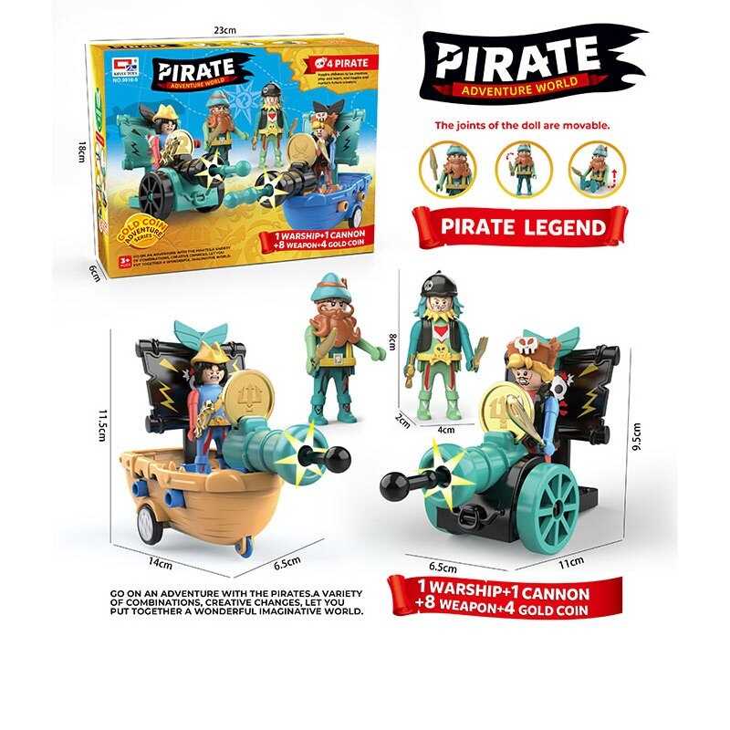 Набір піратів 0816-5 (72) в коробці