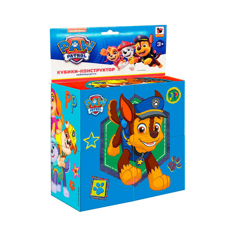гр Набір MC 090501-10 кубиків "Щенячий патруль" (20) "Масік", в пакеті