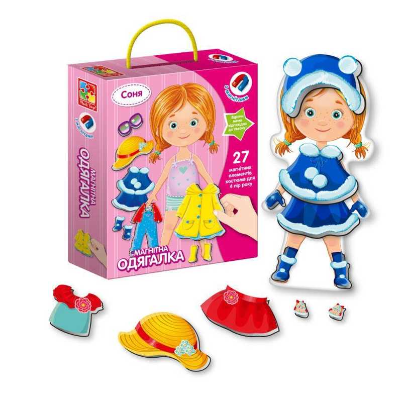 гр Магнітна гра-одягашка "Соня" - VT 3702-07 (12) "Vladi Toys"