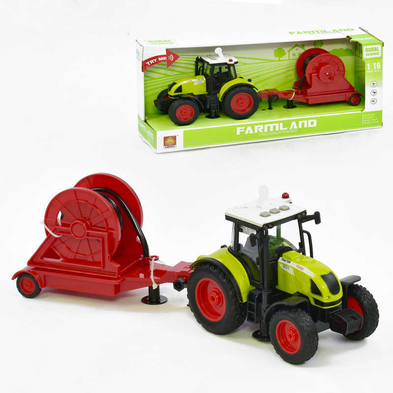 Трактор з причепом WY 900 F (18) інерція, звук, світло, в коробці