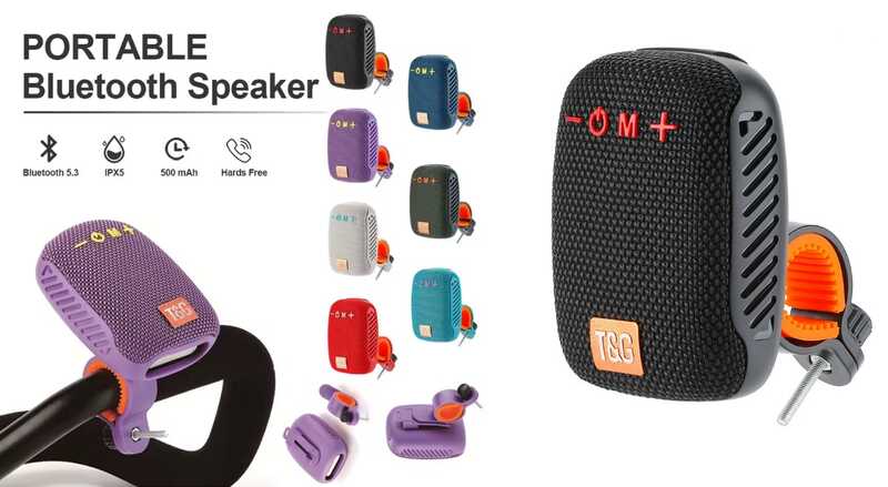 Колонка C 72340 (60) bluetooth, підсвічування, акумулятор 3.7, micro USB, TF-картка, usb-слот, AUX- кабель, тримач, в коробці, ВИДАЄТЬСЯ ТІЛЬКИ МІКС ВИДІВ