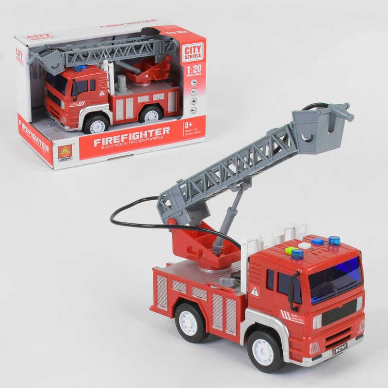 Спецтехніка WY 552 B (36) світло, звук, бризкає водою, в коробці