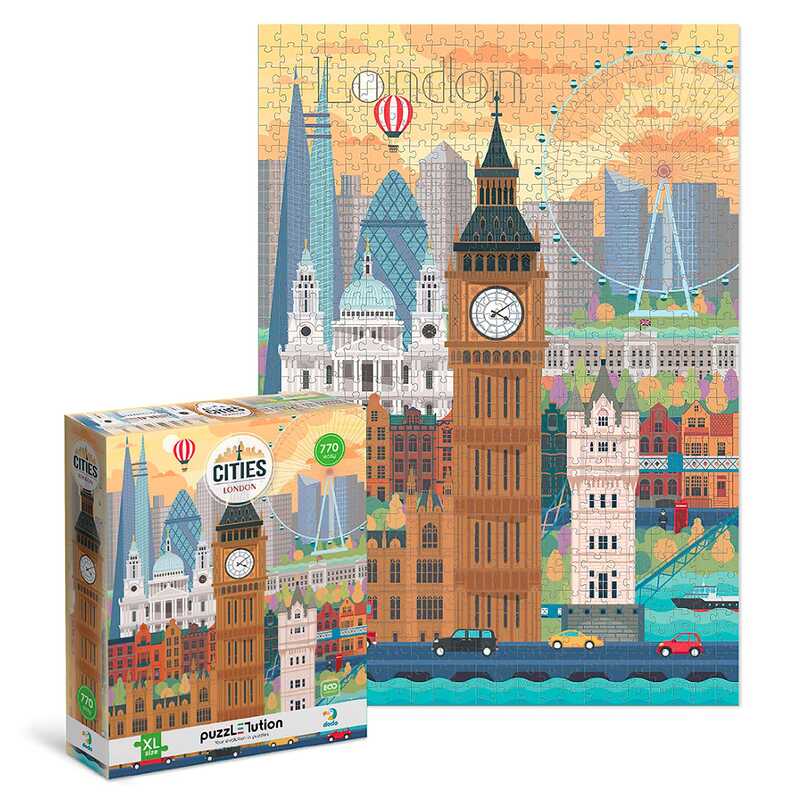 гр Пазл Medium-XL "Міста. Лондон" 300649 (33) "DoDo", 770 елементів, в коробці