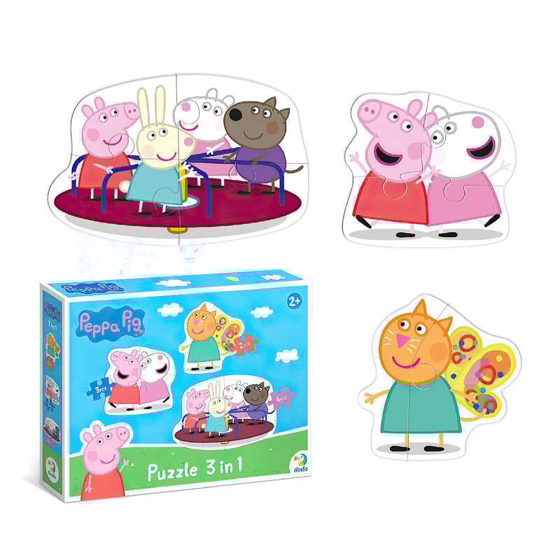 гр Пазл 3 в 1 "Peppa Pig" 200339 (36) "Dodo"