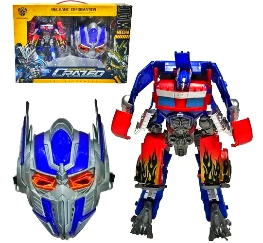 Трансформер з маскою W 8825 B "Оптимус Прайм" , в коробці