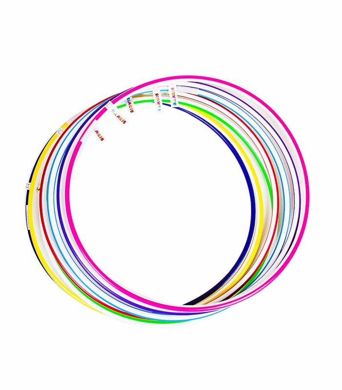 гр Обруч Веселка 3 великий 0171 ЦІНА ЗА ЗВ’ЯЗКУ, У ЗВ’ЯЗЦІ 10 ШТ (1) "Bamsic", 82 см