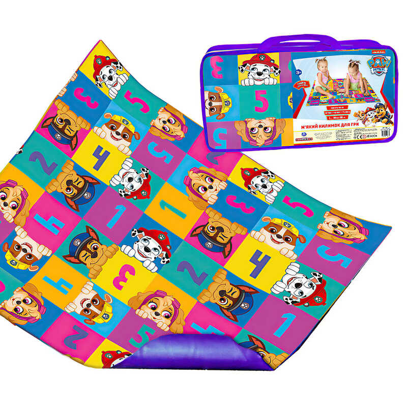 гр Килимок для гри та розвитку  MC 090501-13  "Щенячий патруль" (10) "Масік", в сумці
