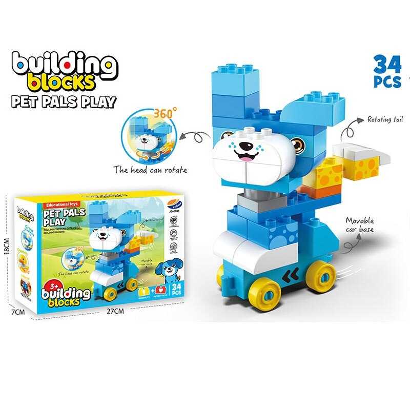 Конструктор JS 613 B1 (72/2) 34 деталі, в коробці