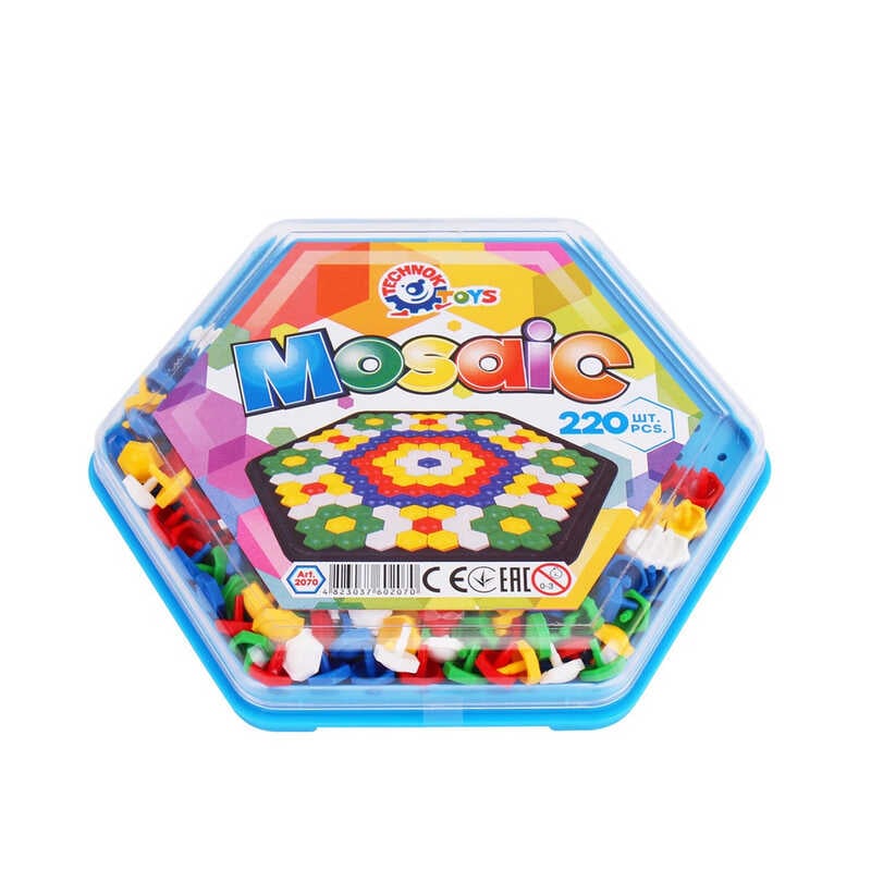 гр Мозаїка "Кольоровий світ" 220 елементів, 2070 (36) "Technok Toys"