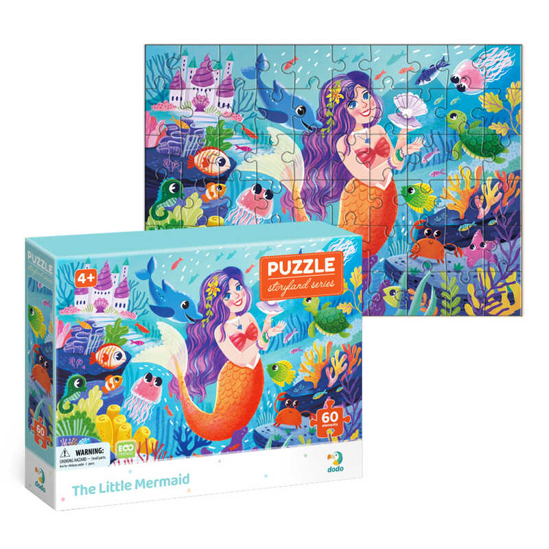 гр Пазл "Русалонька" 300712 (48) "Dodo", 60 елементів, пазл 2332 см, у коробці