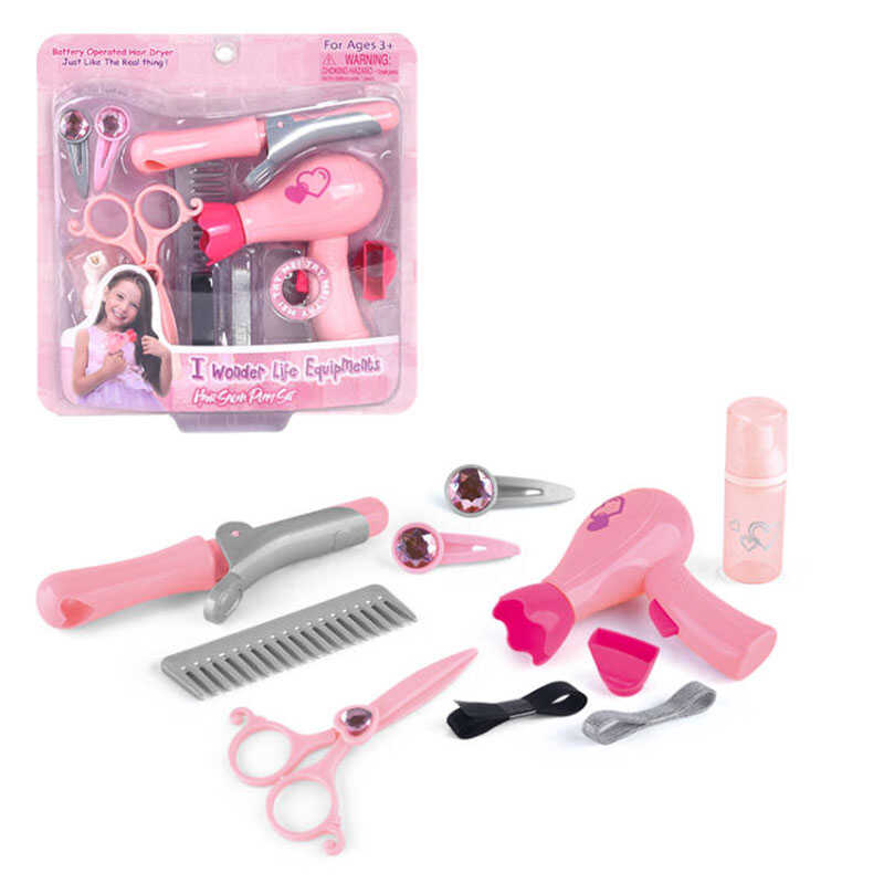 Набір перукаря BE 1158 (48/2) функціональний фен, стайлер, ножиці, аксесуари, на листі