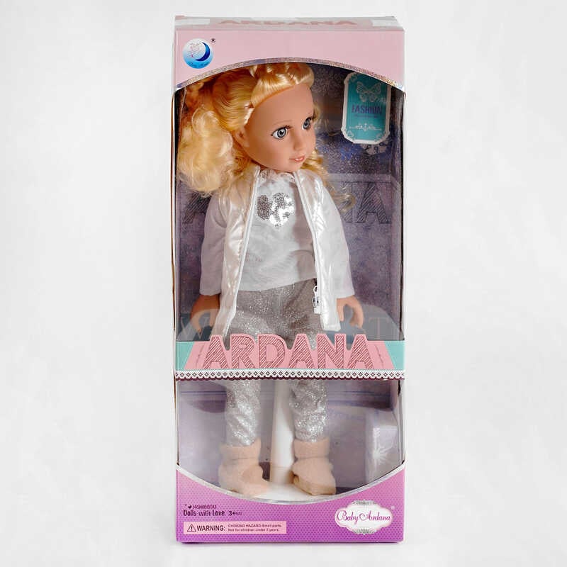 Лялька A 663 D (24/2) "Модниця", аксесуари, 45 см, в коробці