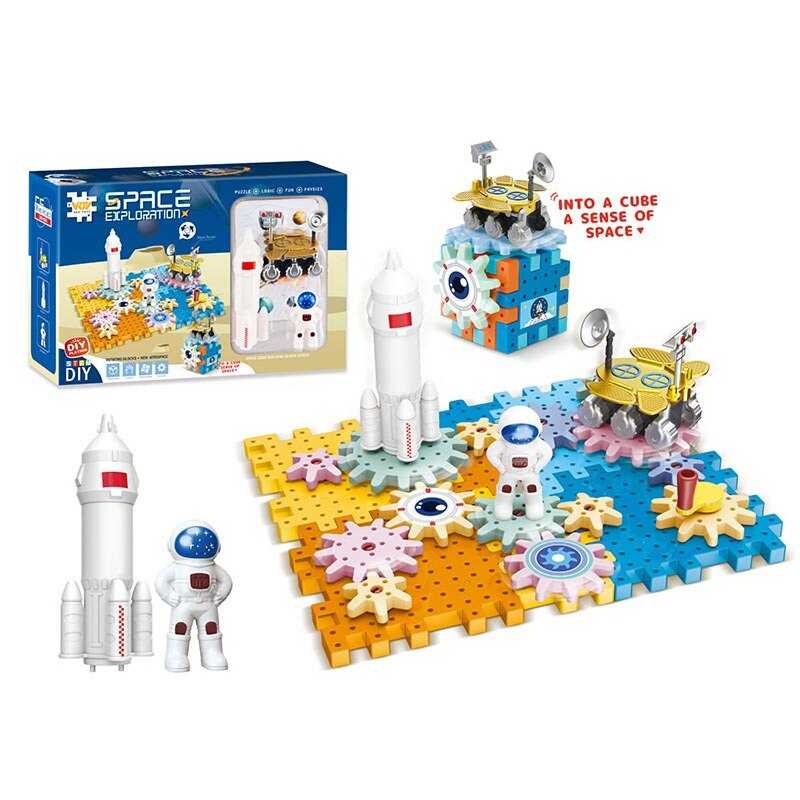 Конструктор 501-08 A (48/2) шестерні, фігурки, в коробці