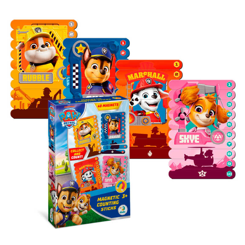 гр Магнітні палички для рахування "Герої-рятувальники" 200652 (24) "DoDo", 40 елементів, в коробці