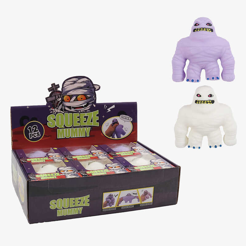 Гра антистрес C 72472 (20) ЦІНА ЗА 12 ШТУК В БЛОЦІ, "Мумія", розмір 9х4х9 см, в коробці