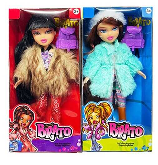 Лялька DK 353 (144/2) 2 види, висота 25.5 см, знімний одяг, шарнірні кінцівки, рюкзак, в коробці