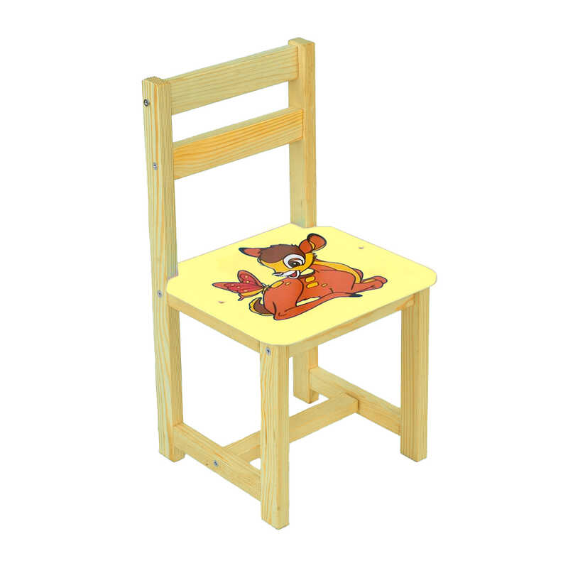 гр Стілець "Оленя Бембі" 4043 (1) колір жовтий, "Мася"