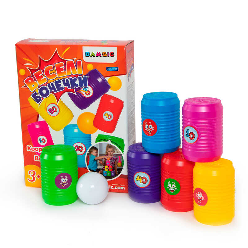гр Бочонки для боулінгу №1 1901 (8) "BAMSIC"