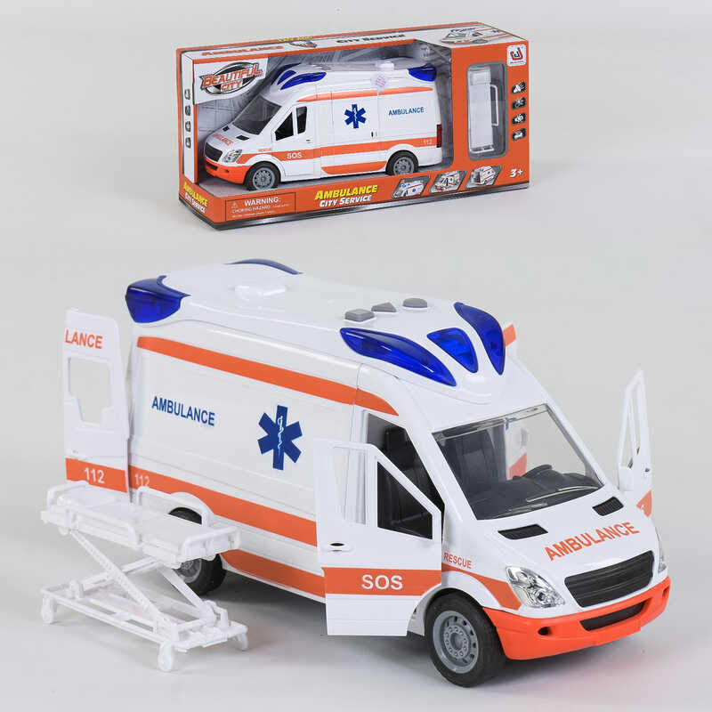 Машинка 666-10 P (24) світлові та звукові ефекти, в коробці