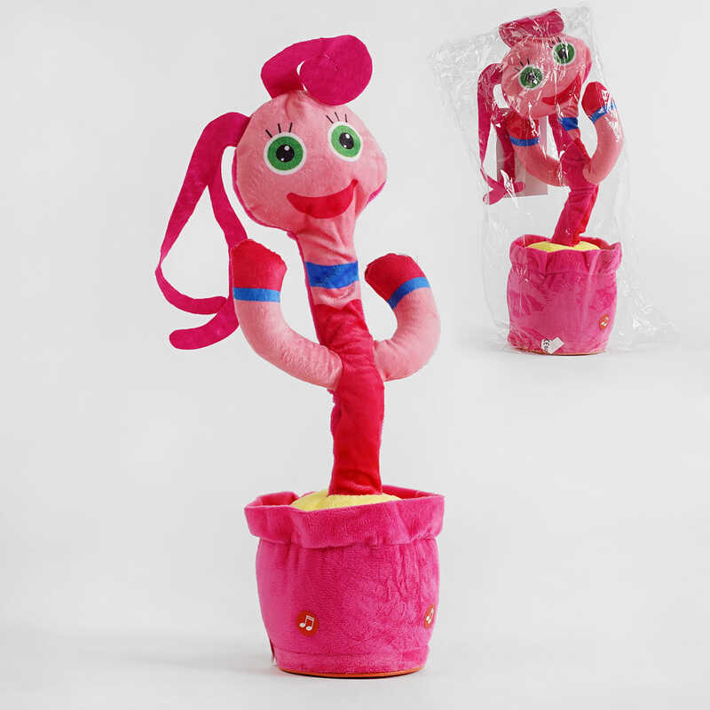 Інтерактивна іграшка С 53132 (100) "Матуся-монстрик", звук, світло, функія запису голосу, танцює, h-33 см, в пакеті